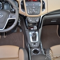Автомобильные коврики EVA на Opel Zafira С 3 ряда (2011->)