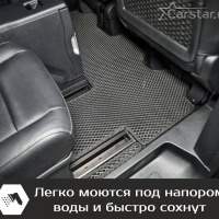 Автомобильные коврики EVA на Peugeot Traveller 7 мест, не Long (2016-2024) 