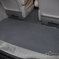 Коврики текстильные на Kia Carnival III (9мест) 2+2 без трансформеров (2014->)