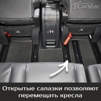 Коврики текстильные на Peugeot Traveller 7 мест, Long (2016-2024) 