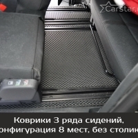 Коврики текстильные на Citroen SpaceTourer 8 мест, Long (2016-2024)