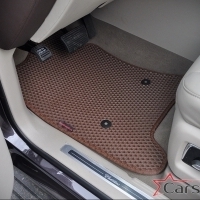 Двухслойные коврики EVA на Cadillac Escalade IV 3 ряда (2014->)