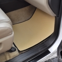 Двухслойные коврики EVA на Toyota Sequoia II 3 ряда (2008->)