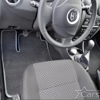 Двухслойные коврики EVA на Lada Largus I рестайл 3 ряда (2021->)