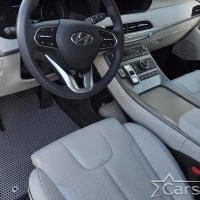 Двухслойные коврики EVA на Hyundai Palisade I 3 ряда (2018->)