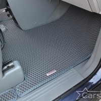 Автомобильные коврики EVA на Dodge Grand Caravan V (2007-2020) 2 ряд: кресла 2+1 без прохода