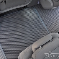 Автомобильные коврики EVA на Dodge Grand Caravan V (2007-2020) 2 ряд: кресла 2+1 без прохода