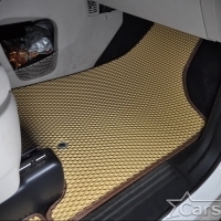 Автомобильные коврики EVA на Chrysler Grand Voyager V (2008->) 2 ряд: кресла 1+1 убираются в пол