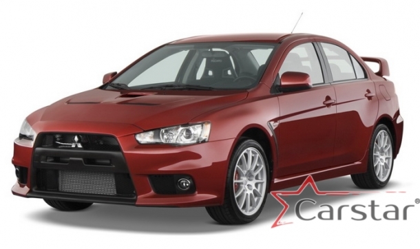 Двухслойные коврики EVA для Mitsubishi Lancer Evolution_X (2007->)