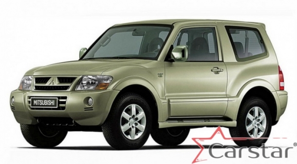 Двухслойные коврики EVA для Mitsubishi Pajero III 3D (2000-2006)