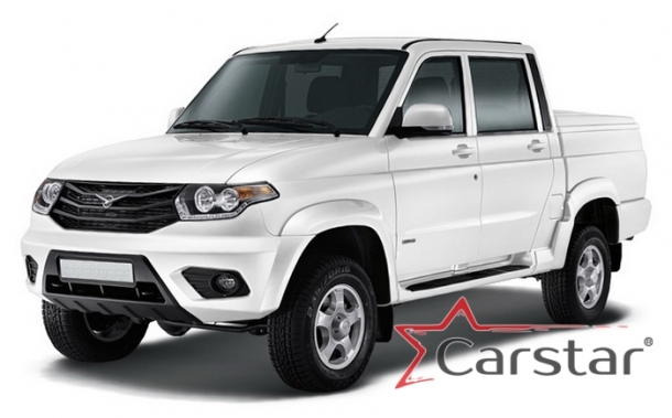 Двухслойные коврики EVA для УАЗ Pickup рестайл (2014->)