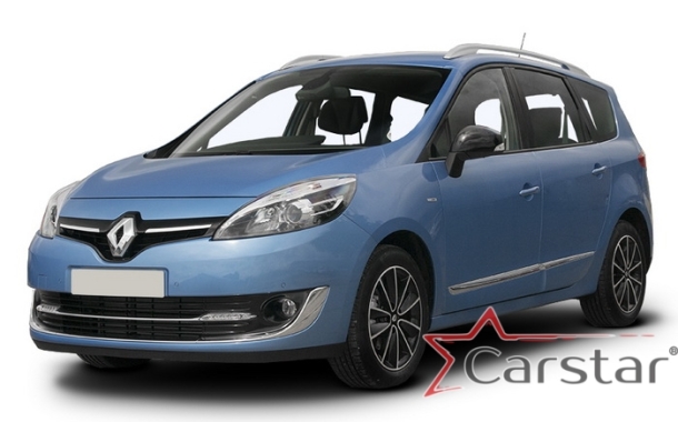 Текстильные коврики для Renault Scenic III Grand 3 ряда (2010-2016)