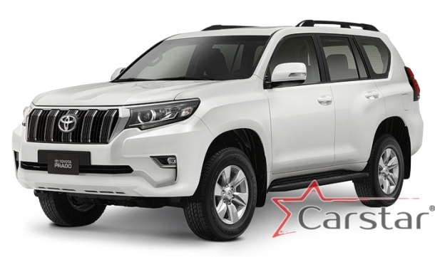 Текстильные коврики для Toyota Land Cruiser Prado 150 рестайл пр.руль (2013->)