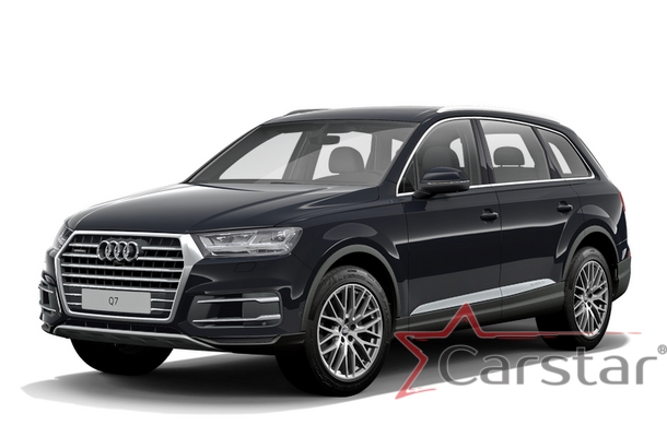 Двухслойные коврики EVA для Audi Q7 II 3 ряда (2015->)