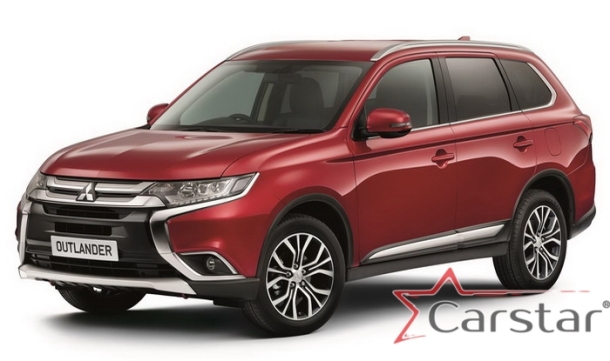 Двухслойные коврики EVA для Mitsubishi Outlander III 3 ряда (2012->)