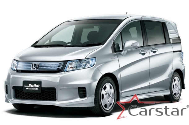 Двухслойные коврики EVA для Honda Freed I пр.руль (2008-2016) 