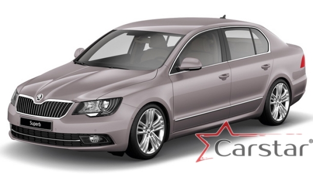 Автомобильные коврики EVA 3D для Skoda Superb II (2008-2015)