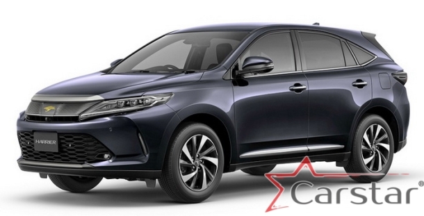 Автомобильные коврики EVA 3D для Toyota Harrier III XU60 пр.руль (2013->)